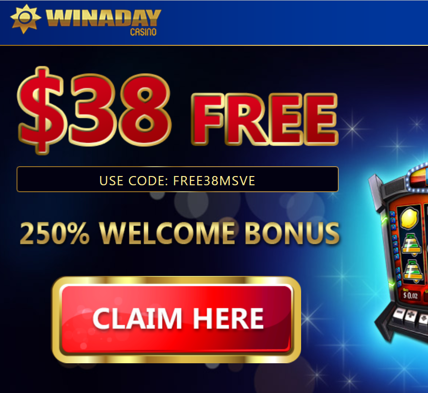 Win A Day Mobile Casino $38 Free No Deposit Bonus